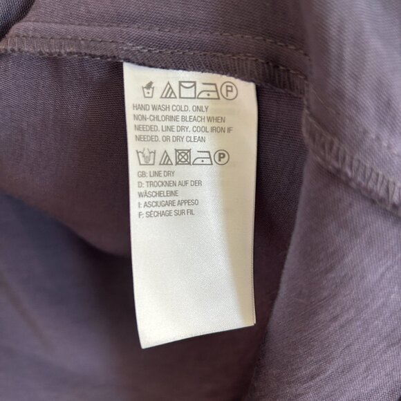 Logo Lori Goldstein Jacket 16 Blue Lace Open Front Flowy Waist Cinch - Picture 11 of 11